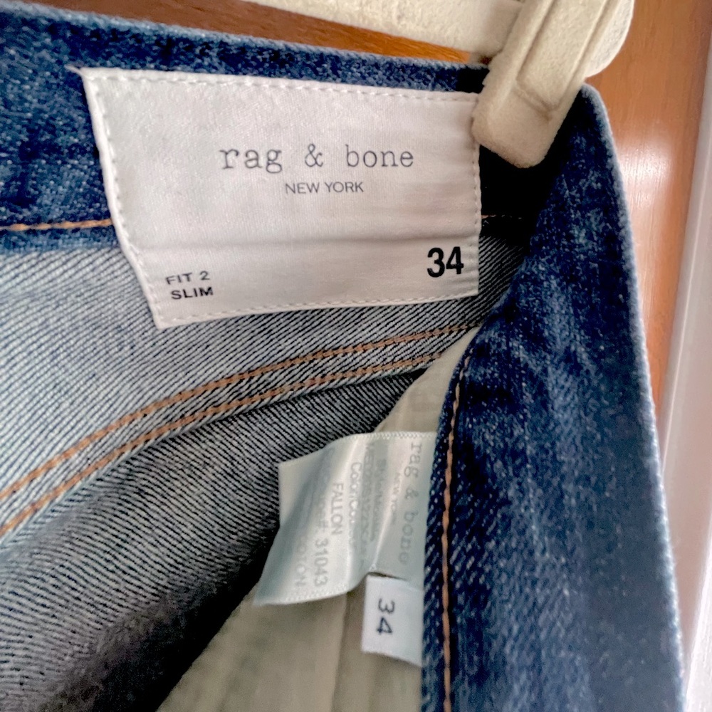 Rag n’ Bone Denim Fit 2 Blue Jeans